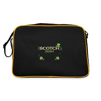 Scotch Irish - St. Patrick's Day - Retro Bag - black/gold - Back