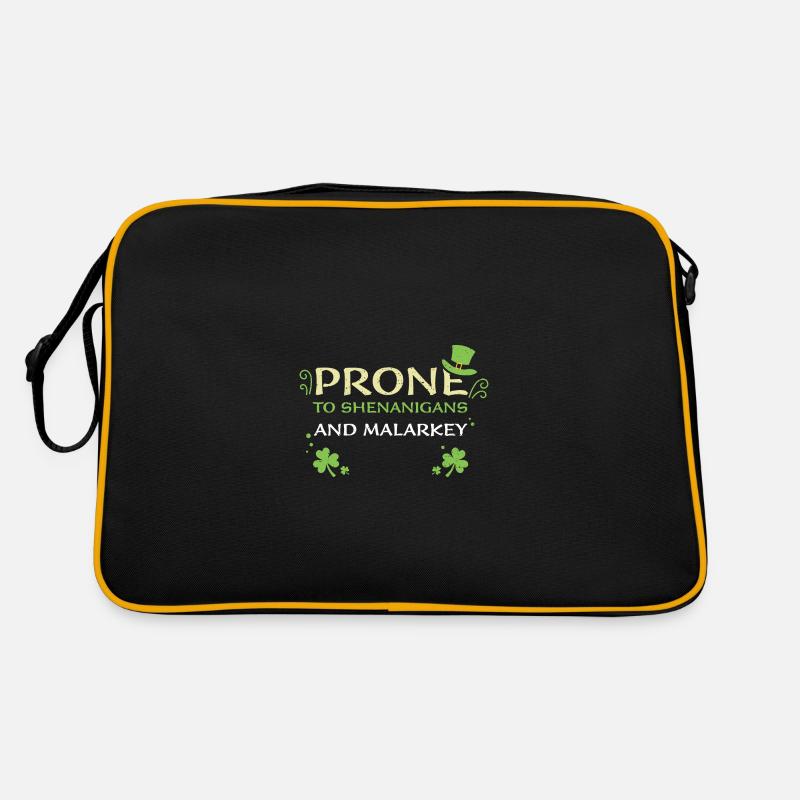 Prone To Shenanigans And Malarkey Retro Tasche
