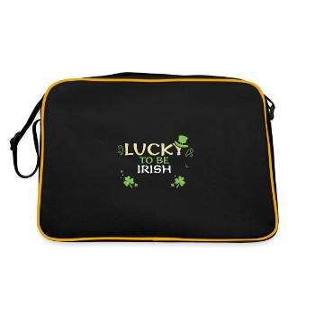 Chanceux d’être irlandais - Sac Retro - noir/or - Dos