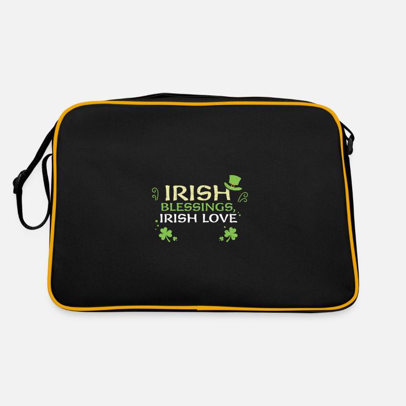 Irish blessings, Irish love Retro Tasche