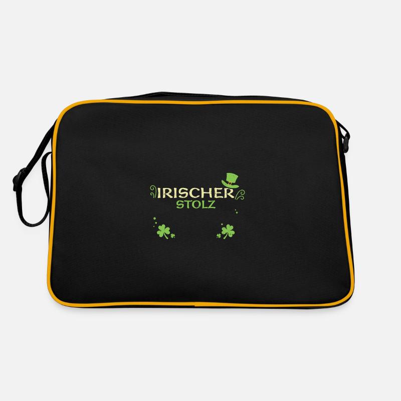 Irischer Stolz - St. Patrick's Day Retro Tasche