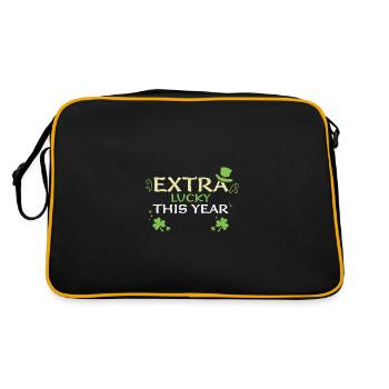 Extra Lucky This Year - Retro Bag - black/gold - Back