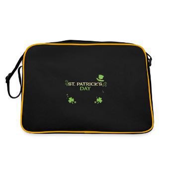 Fête de la Saint-Patrick - Sac Retro - noir/or - Dos