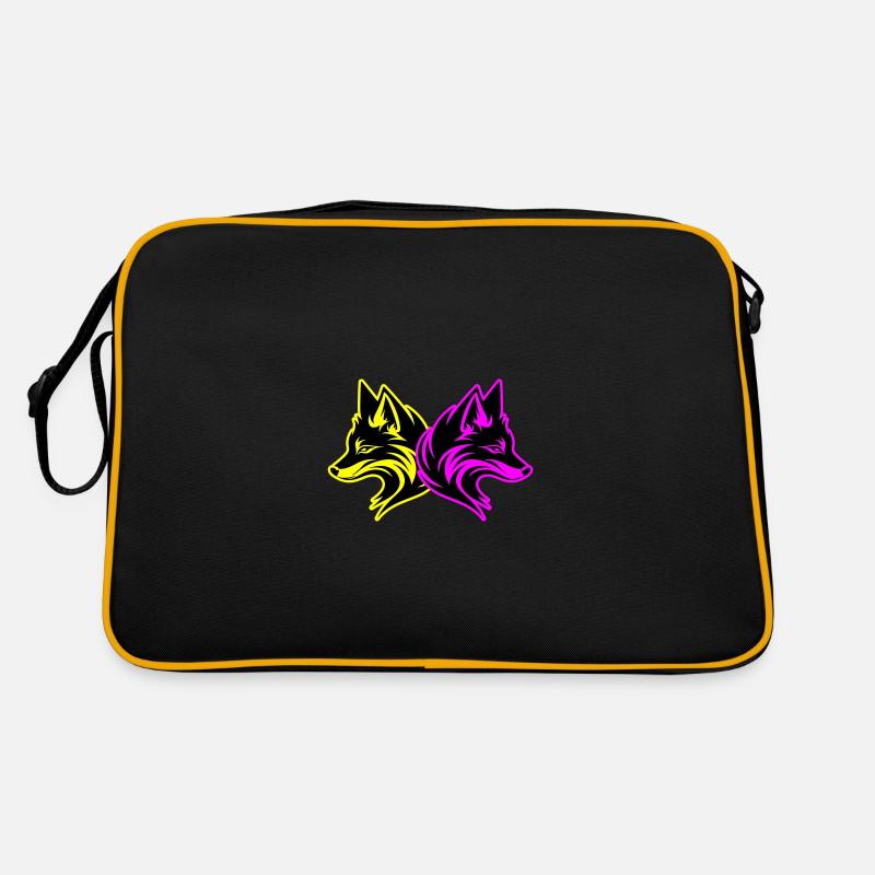 Fuchs Tier Retro Tasche