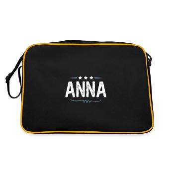 Anna - Retro Bag - black/gold - Back