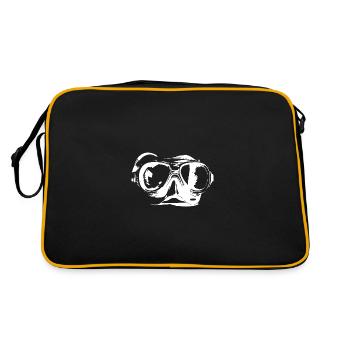 Symboles de plongée Goggles - Sac Retro - noir/or - Dos