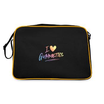J’adore la gymnastique - Sac Retro - noir/or - Dos