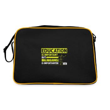 Éducation Breakdance - Sac Retro - noir/or - Dos