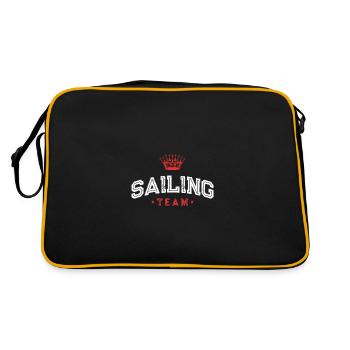 Équipe de voile - Sac Retro - noir/or - Dos