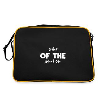 Sister Of The Sweet One - Sister - Retro Bag - black/gold - Back