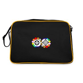 Completion of the cycle of creation - Retro Bag - black/gold - Back
