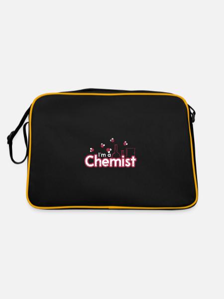 Chemist - Retro Bag - black/gold - Back