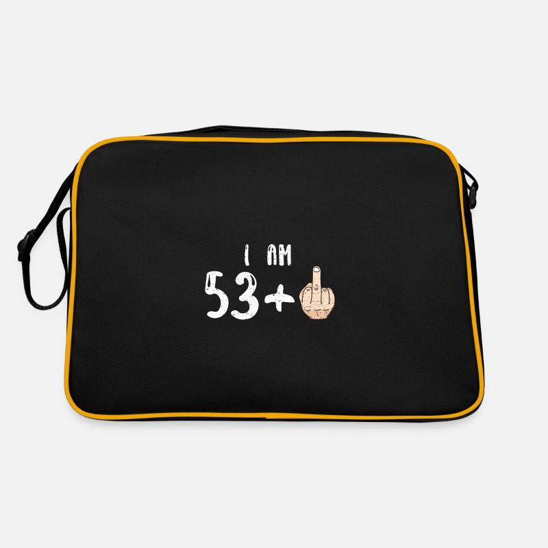 I Am 53 + 1 - 54th Birthday Retro Bag