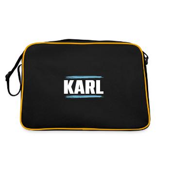Karl - Retro Bag - black/gold - Back