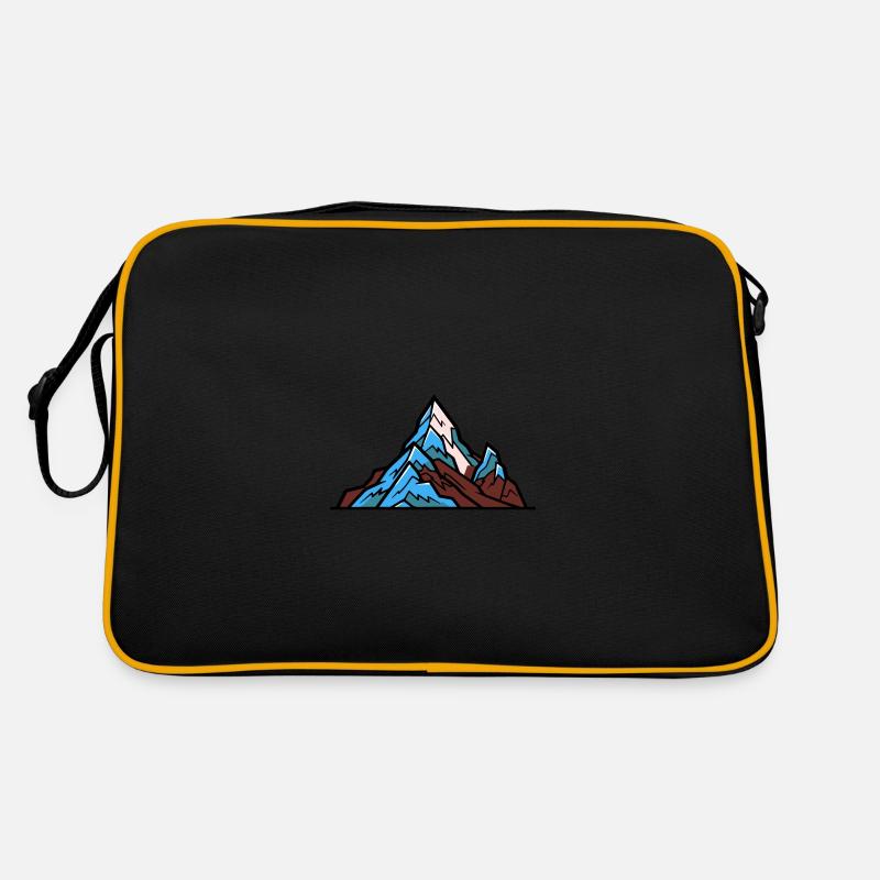 Mountains Symbol Retro Tasche