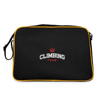 Équipe d’escalade Klettern Sport - Sac Retro - noir/or - Dos