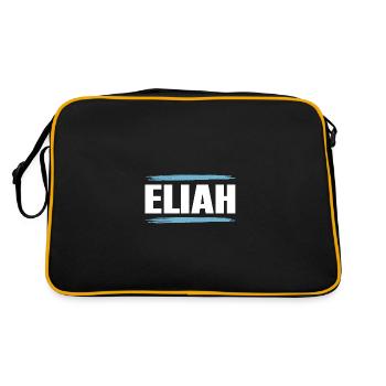 Élie - Sac Retro - noir/or - Dos