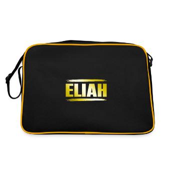 Élie - Sac Retro - noir/or - Dos