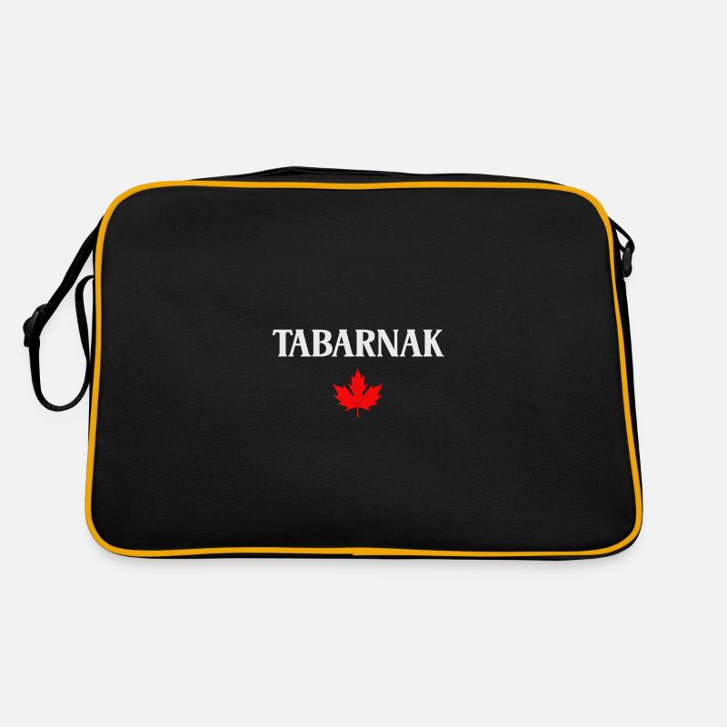 Tabarnak canada - Sac Retro - noir/or