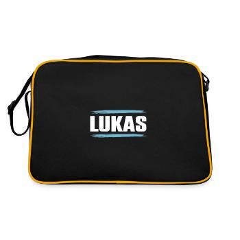Lukas - Sac Retro - noir/or - Dos