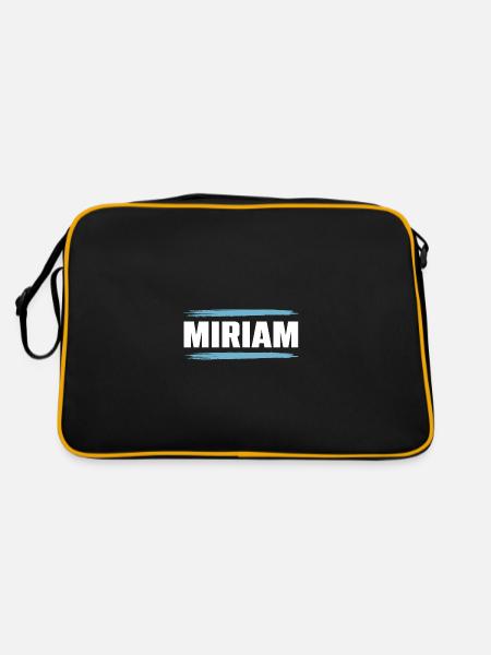 Miriam - Retro Bag - black/gold - Back