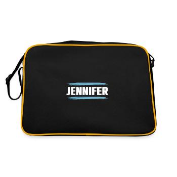 Jennifer - Sac Retro - noir/or - Dos