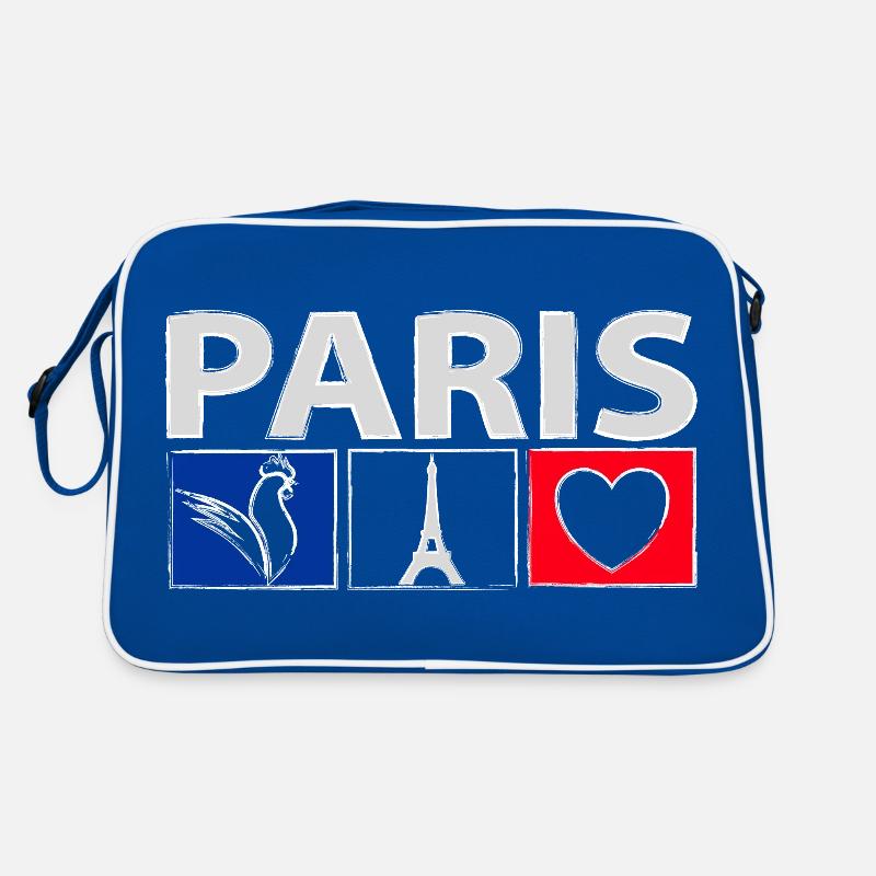 Paris with heart Retro Bag