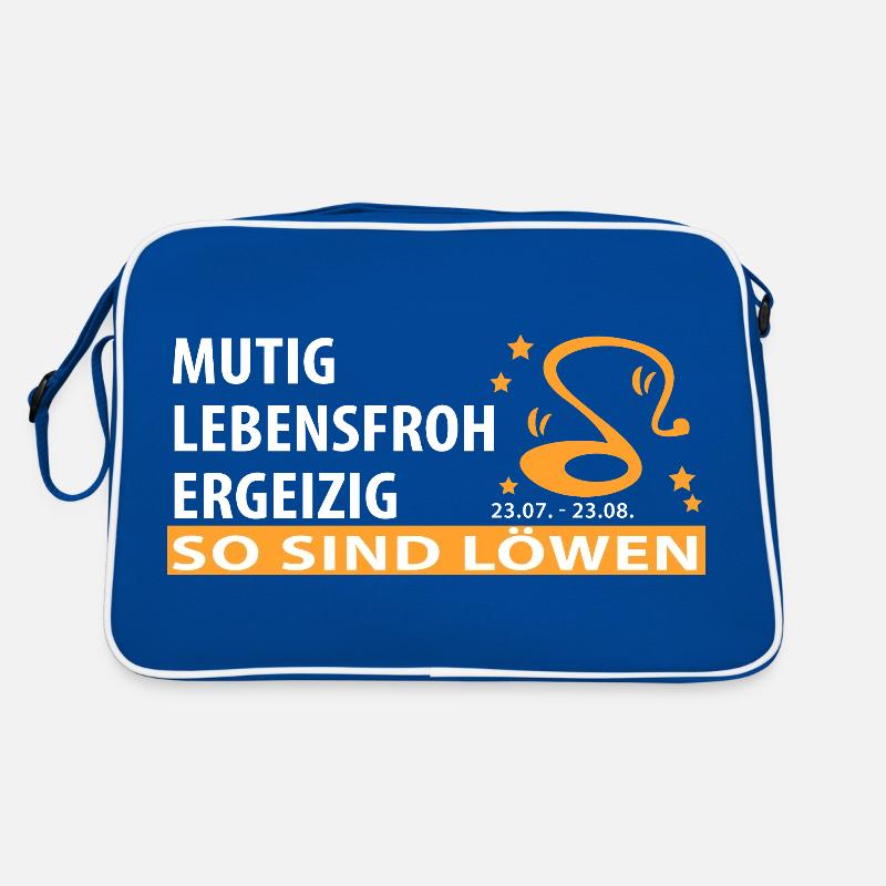 Sternzeichen Löwe - Eigenschaften Retro Tasche