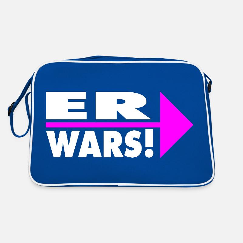 Er wars! Partner- oder Partyshirt Retro Tasche