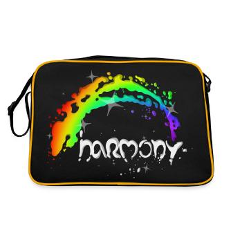 Harmony - Retro Bag - black/gold - Back