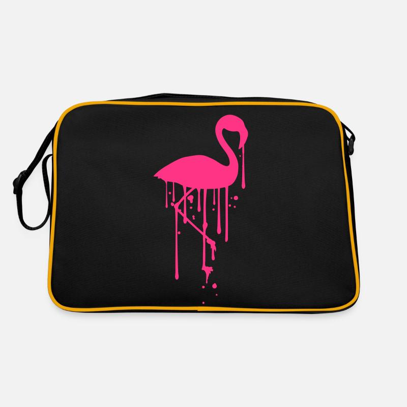 timbre graffiti goutte modèle rangée silhouette u Sac Retro