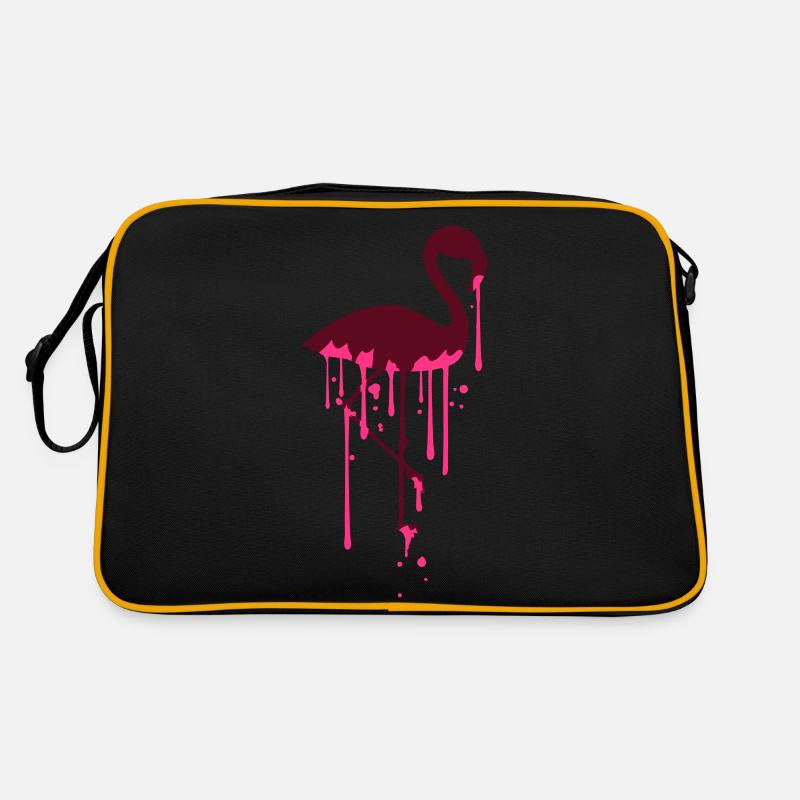 timbre graffiti goutte modèle rangée silhouette u Sac Retro
