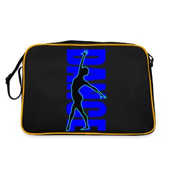 Danse - Cours de danse - Studio de danse - danse - Sac Retro - noir/or - Dos