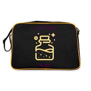 Spell - Retro Bag - black/gold - Back
