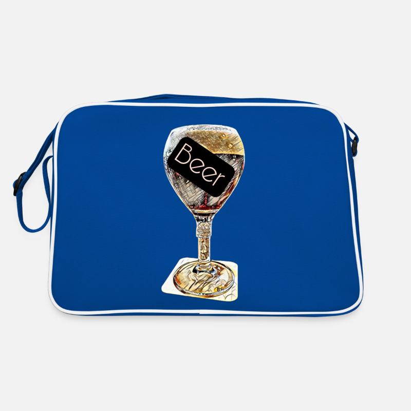 Bier geht immer Retro Tasche