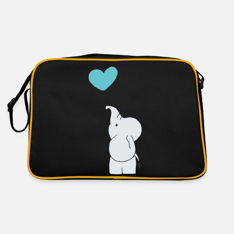 Eléphant avec ballon Sac Retro