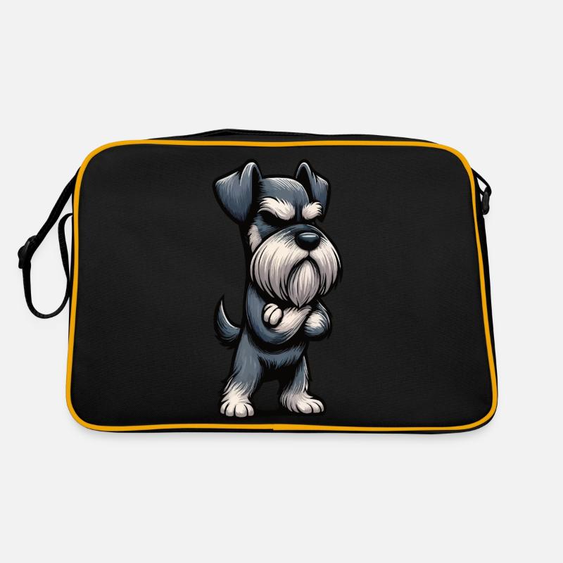 Schnauzer Schnauzer géant Propriétaire du Schnauzer Sac Retro