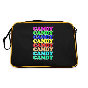 Candy - Retro Bag - black/gold - Back