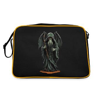 Druides Grim Reaper Tentacule Horreur Halloween - Sac Retro - noir/or - Dos