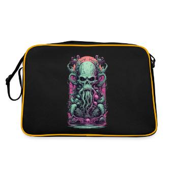 Conception de la pègre de heavy metal démon goule - Sac Retro - noir/or - Dos