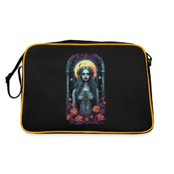 Occulte Vintage Goth Girl sombre esthétique - Sac Retro - noir/or - Dos