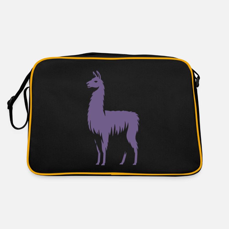 Lama Silhouette Retro Tasche