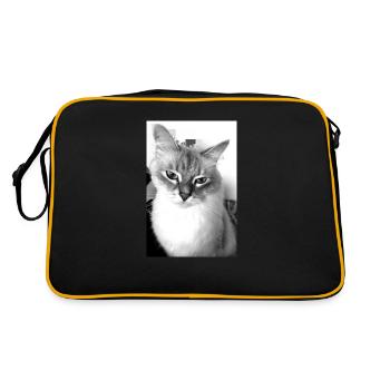 Carlo - Retro Bag - black/gold - Back