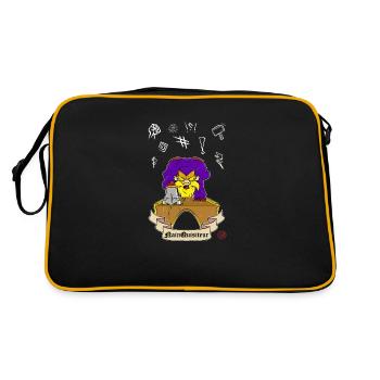 Dwarf Inquisitor - Dwarf Quisitor - Retro Bag - black/gold - Back