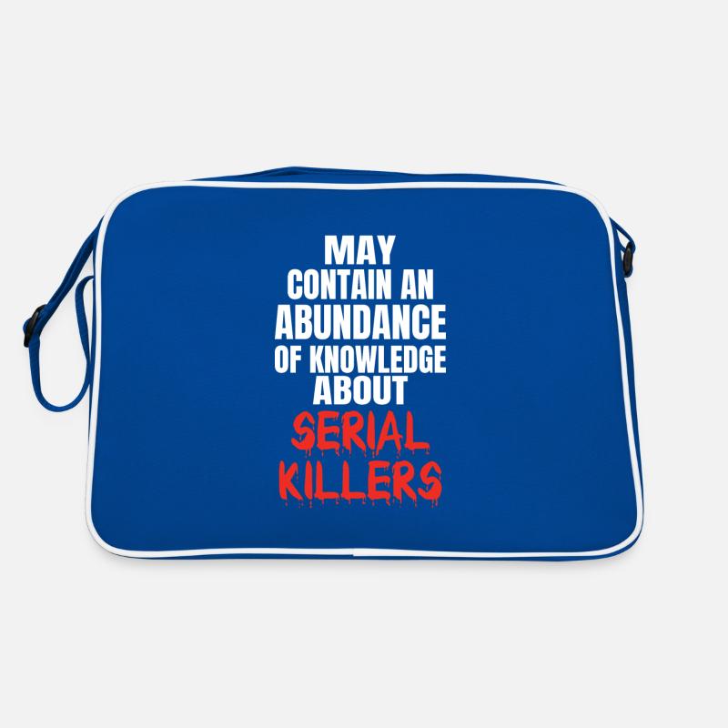 SERIAL KILLER: Knowledge About Serial Killers Retro Bag