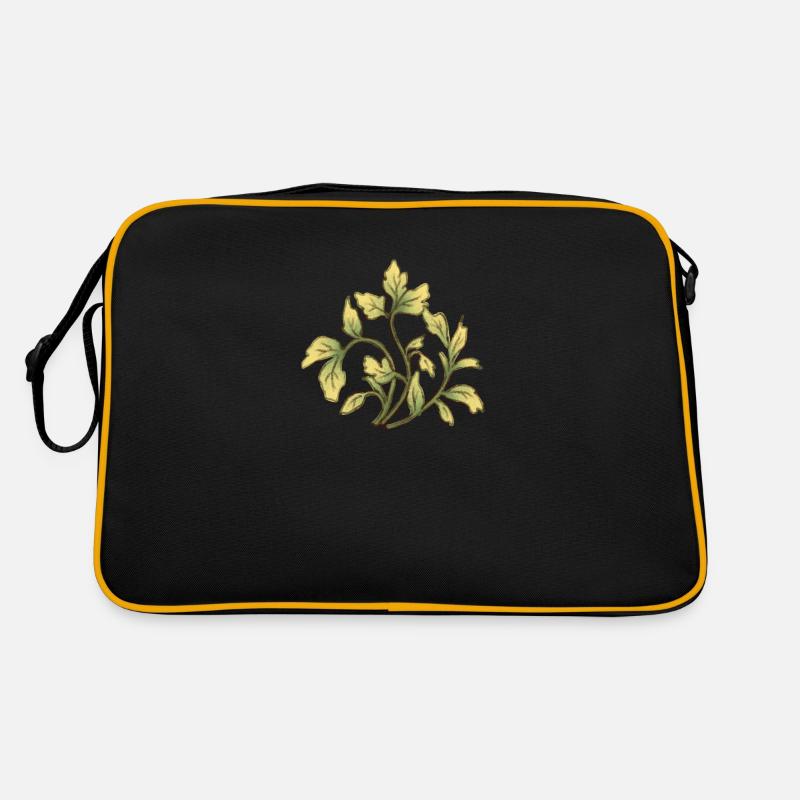 Blattpflanze 4 Retro Tasche