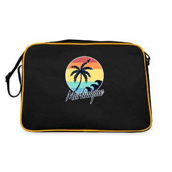 Martinique - Sac Retro - noir/or - Dos