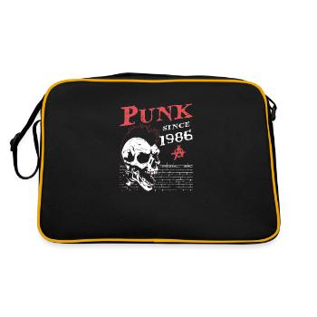38 ans et toujours punk, Punks pas morts, Punk - Sac Retro - noir/or - Dos