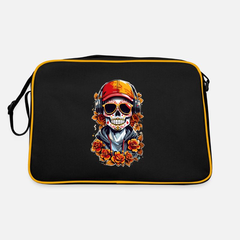 Crâne de sucre Sac Retro