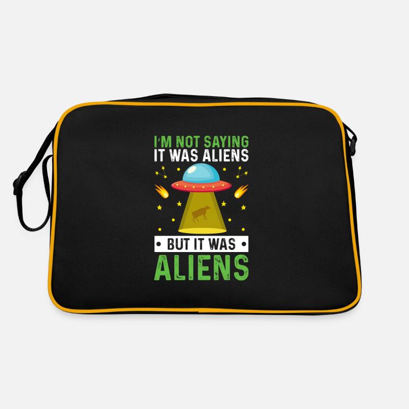 Drôle de jambe amputée OVNI Alien jambe pied amputation Sac Retro